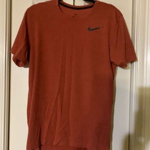 Burnt Orange Colored Nike Dri-fit Shirt